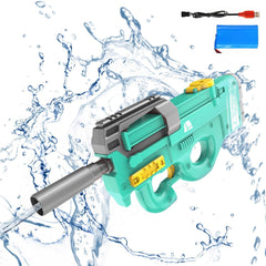 HOTLIST CART New P90 Electric Water Gun High-Tech Kids Toys Outdoor Beach Pool Large Capacity Summer Gel Blasting Water Gun For Adults