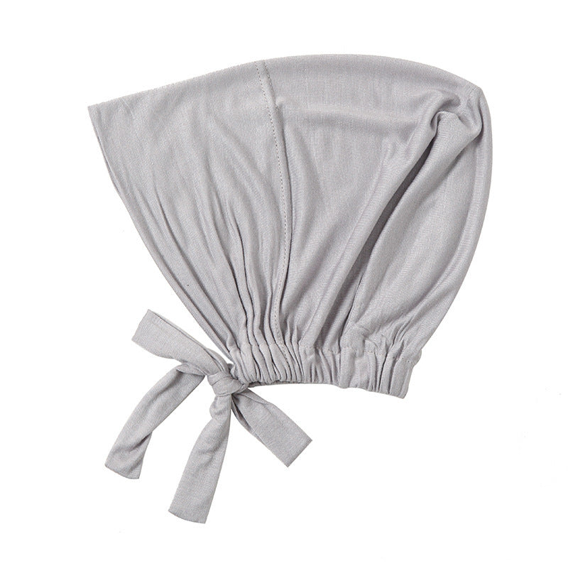 New Elastic Elastic Lace-up Ethnic Headscarf Chemotherapy Base Hat