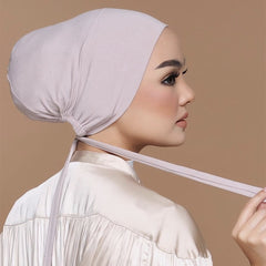 New Elastic Elastic Lace-up Ethnic Headscarf Chemotherapy Base Hat