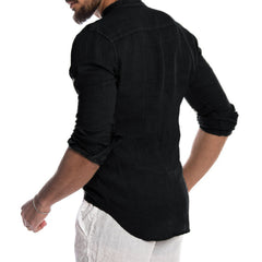 HOTLIST CART  cotton and linen shirt