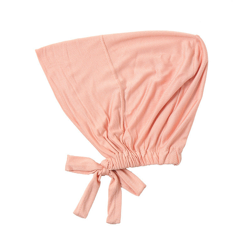 New Elastic Elastic Lace-up Ethnic Headscarf Chemotherapy Base Hat