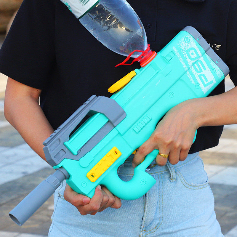 HOTLIST CART New P90 Electric Water Gun High-Tech Kids Toys Outdoor Beach Pool Large Capacity Summer Gel Blasting Water Gun For Adults
