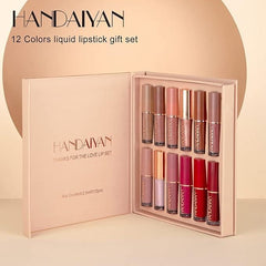 HOTLIST CART Velvet Matte Liquid Lipstick Set 12Pcs