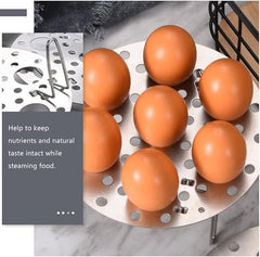 HOTLIST CART Stainless Steel Folding Steamer Rack for Eggs and Veggies
