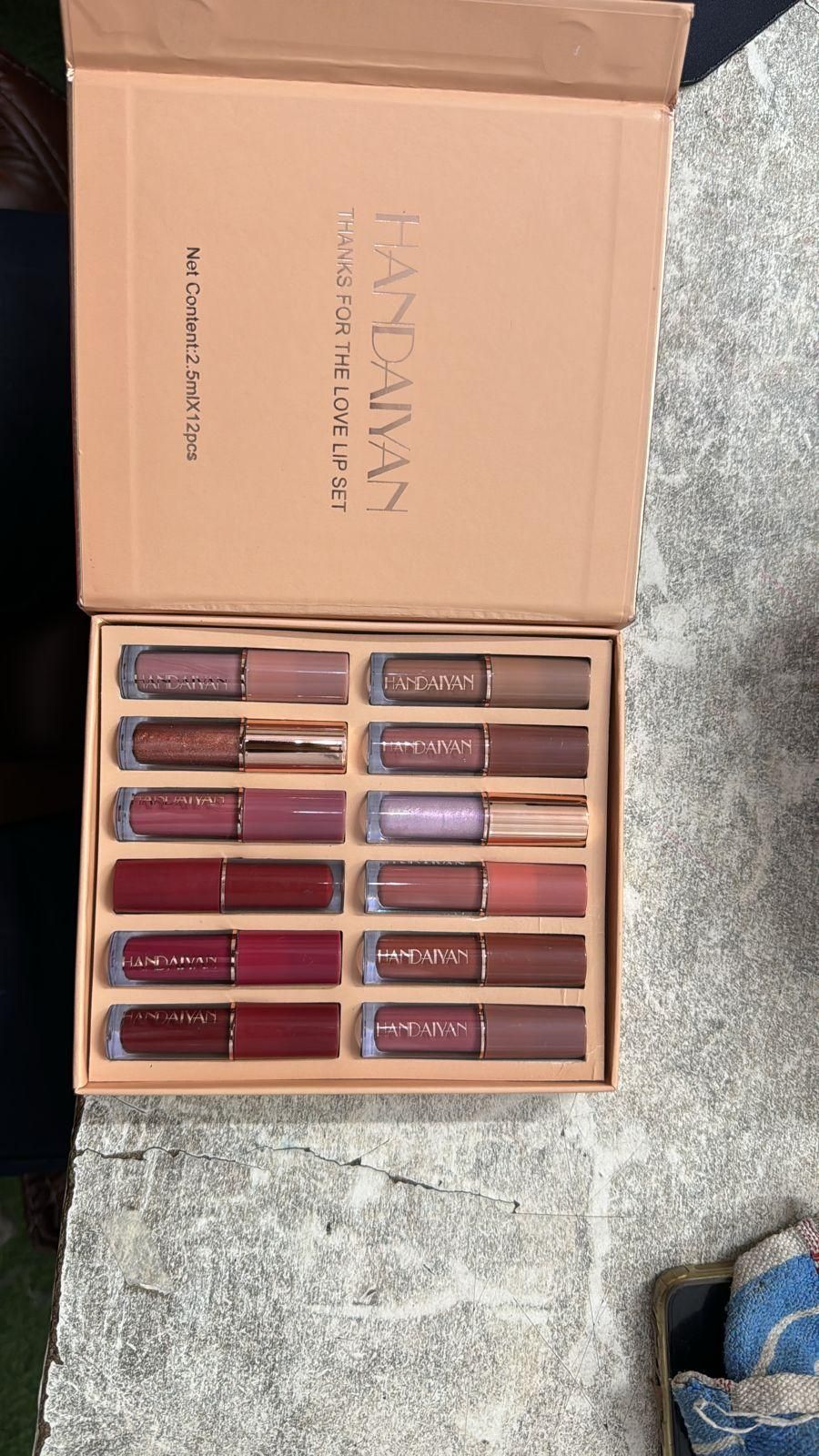 HOTLIST CART Velvet Matte Liquid Lipstick Set 12Pcs