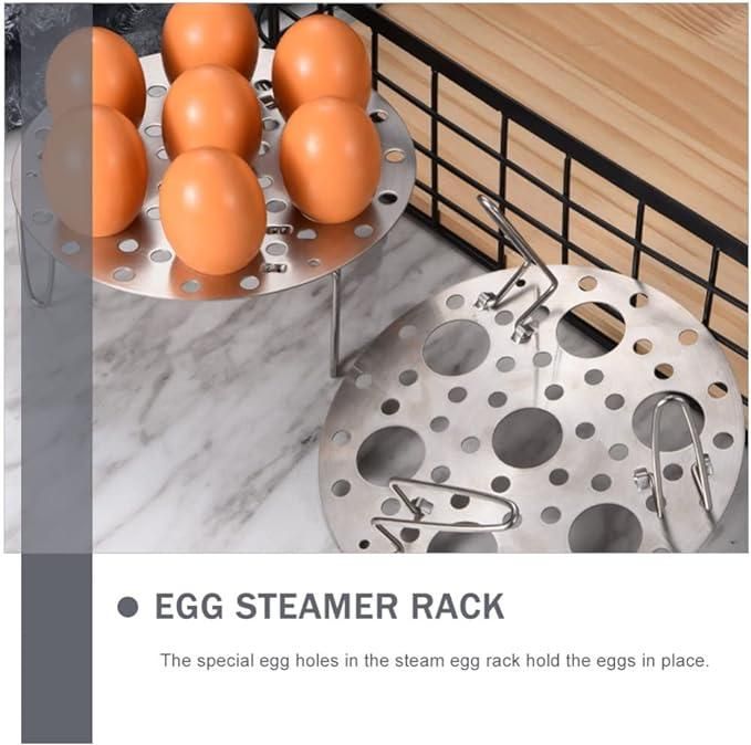 HOTLIST CART Stainless Steel Folding Steamer Rack for Eggs and Veggies