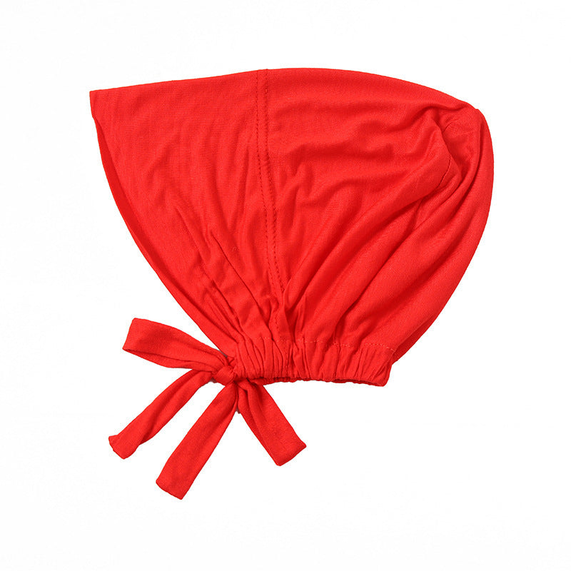 New Elastic Elastic Lace-up Ethnic Headscarf Chemotherapy Base Hat