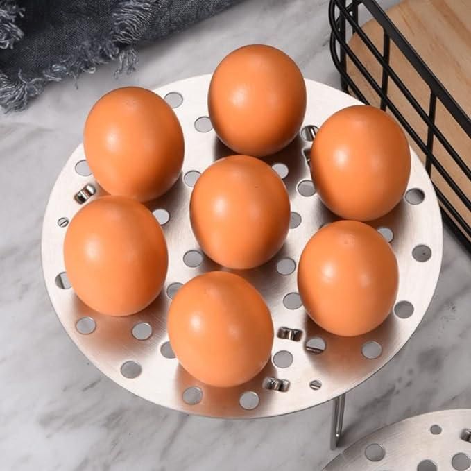 HOTLIST CART Stainless Steel Folding Steamer Rack for Eggs and Veggies
