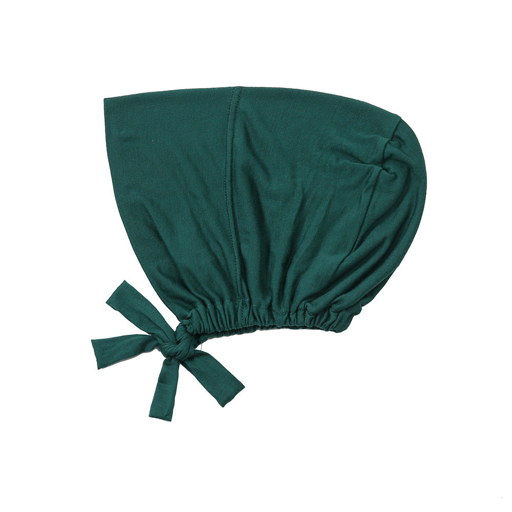 New Elastic Elastic Lace-up Ethnic Headscarf Chemotherapy Base Hat