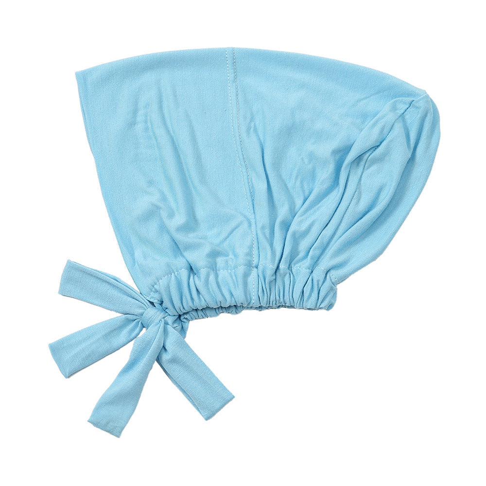 New Elastic Elastic Lace-up Ethnic Headscarf Chemotherapy Base Hat