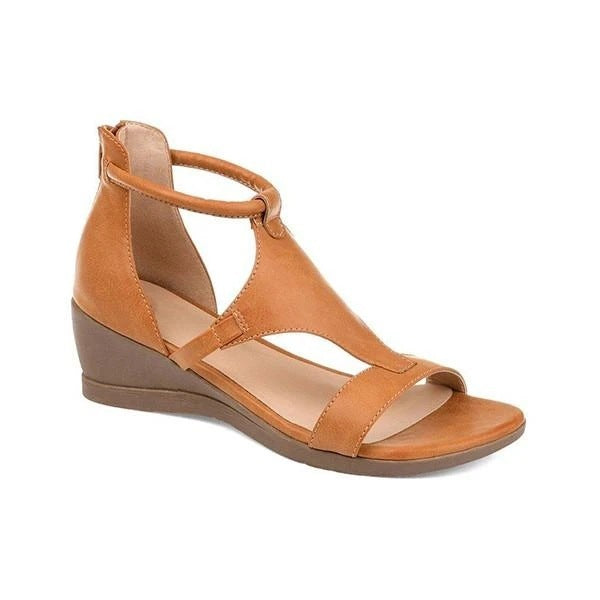 LUXE CHIC Summer Wedges Heel Sandals Casual Women's Roman Shoes