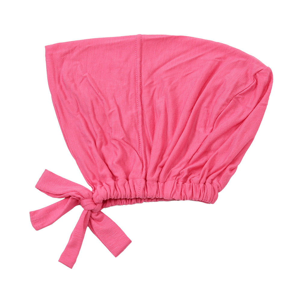 New Elastic Elastic Lace-up Ethnic Headscarf Chemotherapy Base Hat