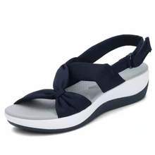 LUXE CHIC Women's Simple Fish Mouth Sponge Cake Sole Amazon Roman Sandals