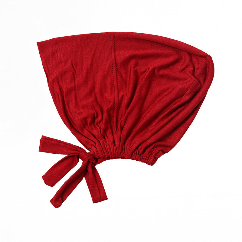 New Elastic Elastic Lace-up Ethnic Headscarf Chemotherapy Base Hat