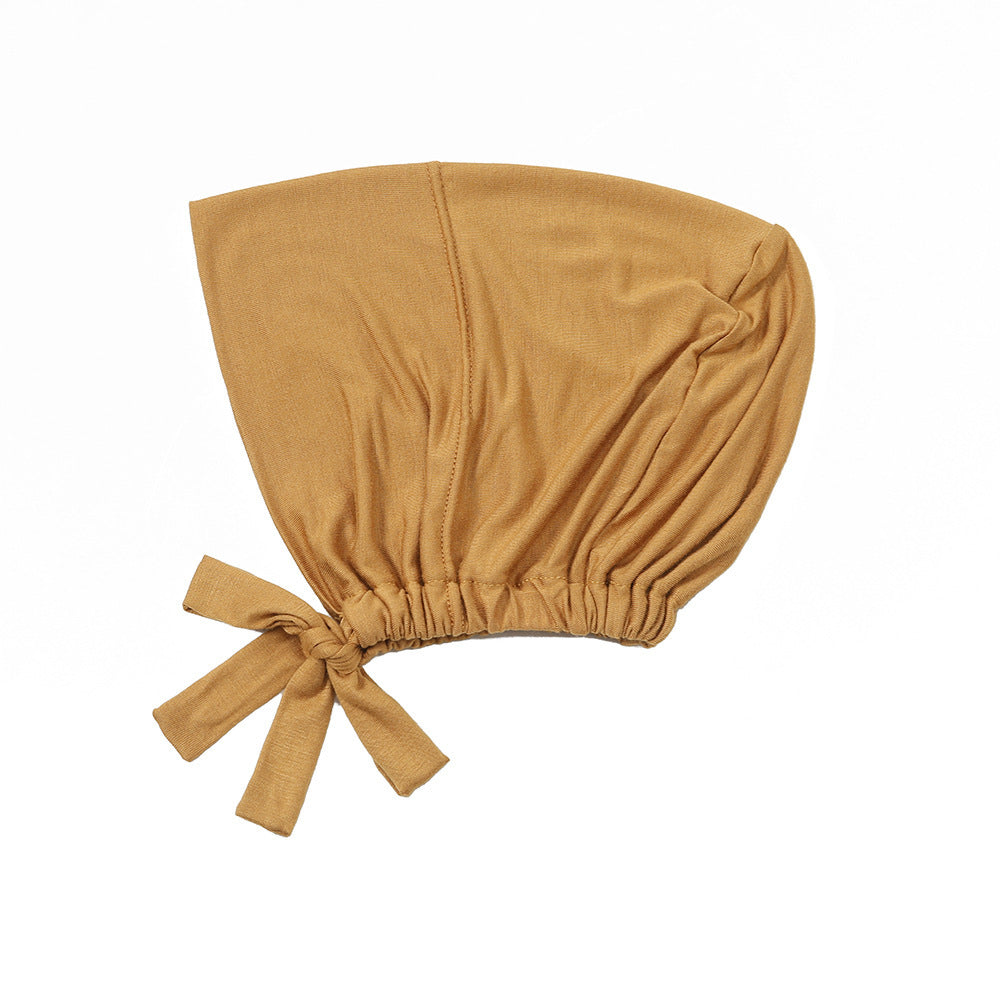 New Elastic Elastic Lace-up Ethnic Headscarf Chemotherapy Base Hat