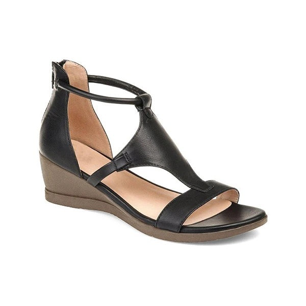 LUXE CHIC Summer Wedges Heel Sandals Casual Women's Roman Shoes