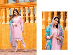 LUXE CHIC CAMBRIC EMBROIDERY KURTA SET