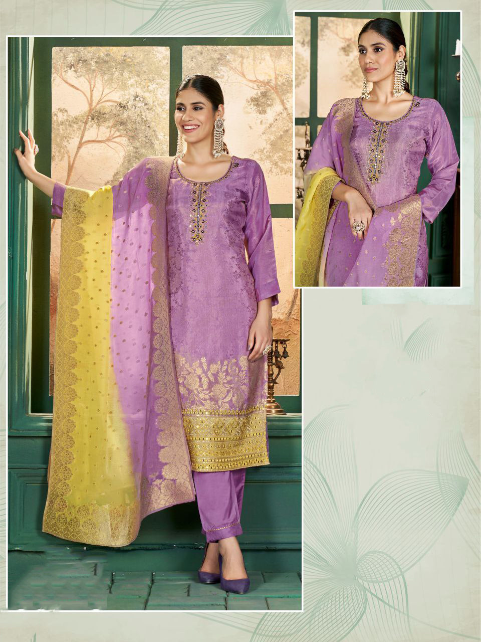 LUXE CHIC Pure Simmer Silk kurta set